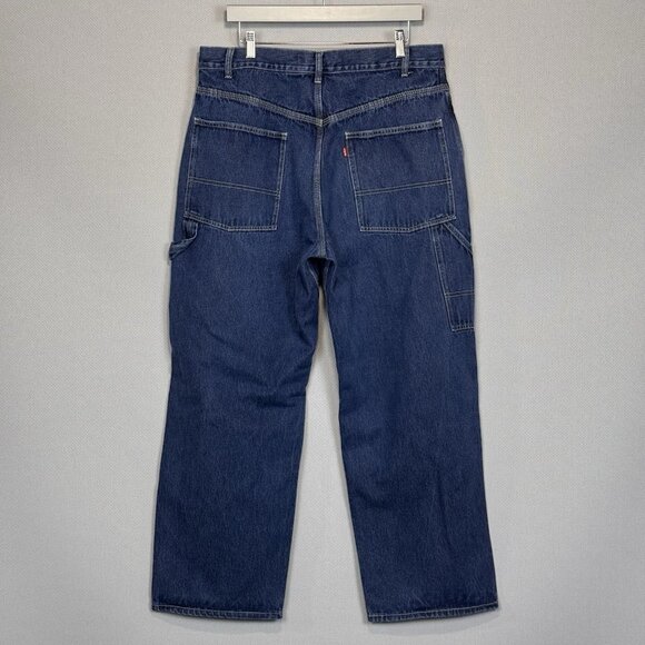 Vintage Levis Jeans Mens 36x32 Blue Carpenter Utility Cotton Denim 00539-4624 - Picture 1 of 10